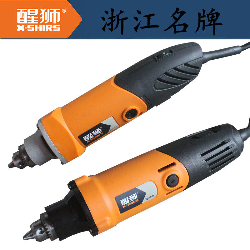 Wake-up lion chuck electric grinder engraving and polishing jade multi-functional mold straight grinder six-speed speed regulation