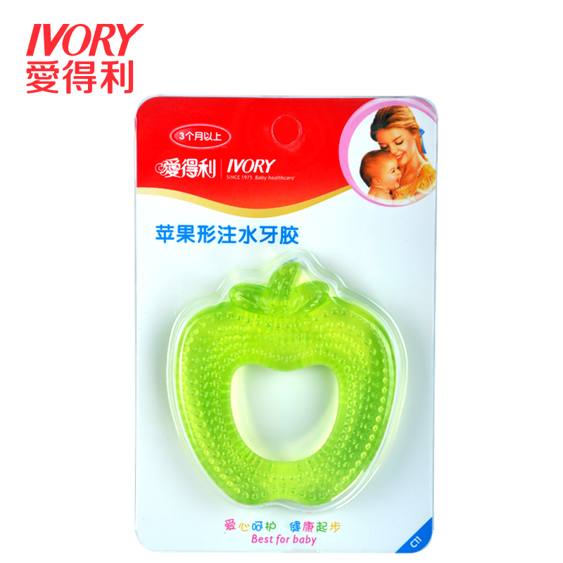 爱得利 婴幼儿苹果形注水牙胶/宝宝入水牙胶/宝宝牙胶/磨牙胶 C11
