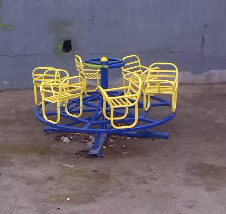 Outdoor Fitness Equipment Children Swivel Chair Rocking Outdoor Community Park Kindergarten Paths Children Pleasure Facilities