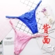 4 cái quần lót của phụ nữ nóng gợi cảm đồ lót kích thước lớn chất béo mm cám dỗ siêu mỏng lưới thấp eo nữ t quần quan xi G-string