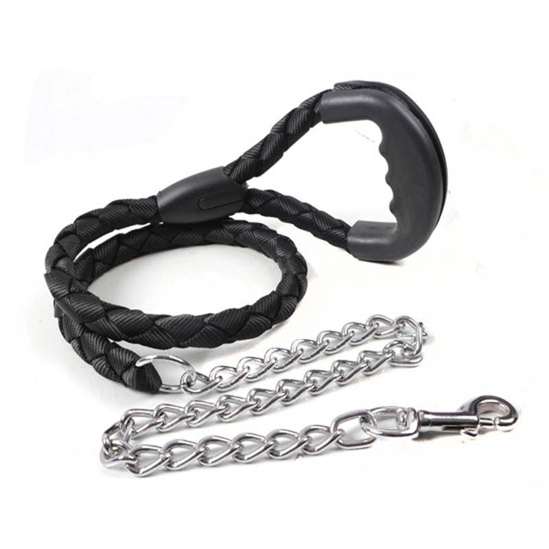 Comfortable hand-pull dog traction rope chain anti-bite medium and large dog golden retriever Labrador Samoyed general