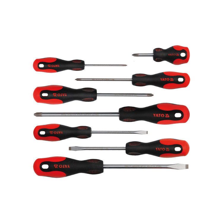 European Elle Rio tool bicolor handle cross I screw screwdriver set sleeve screwdriver combined suit YT-2784