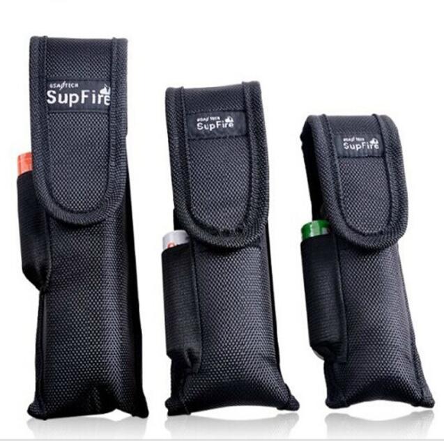 Strong light flashlight sleeve waist nylon flashlight sleeve electric lamp set tool set multifunctional nylon sleeve flashlight bag