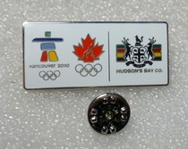 2010 Vancouver Winter Olympics badge Sponsor HUDSONS BAY badge