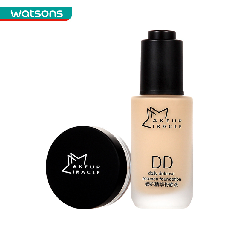 【屈臣氏】MAKEUPMIRACLE臻护精华粉底液-自然+矿物柔肌蜜粉8g