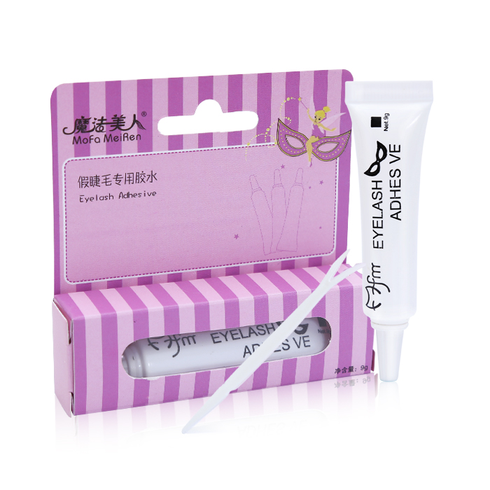 魔法美人 假睫毛胶水 双眼皮贴胶水定型霜 粘性强 透明9g