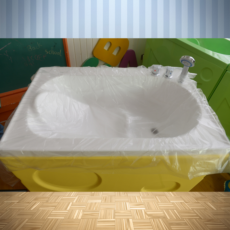 Baby swimming pool disposable basin film Acrylic bath basin thickened single layer bath film 1 7*1 2 meters spa film