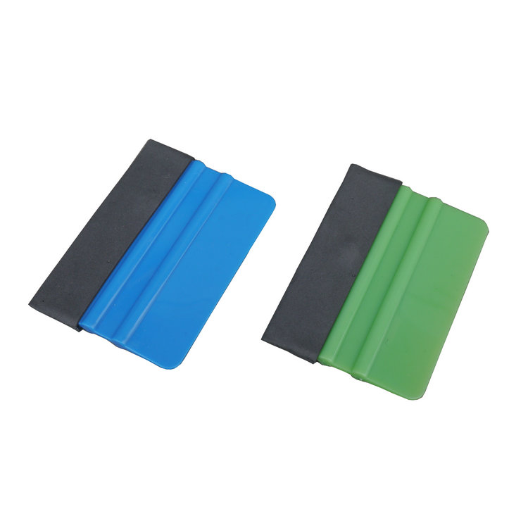 Quick Cling Film Tool Adhesive Film Squeegee Foam Cotton Quad Squeegee COLOR FILM SCRAPE INVISIBLE CAR COVER SQUEEGEE single