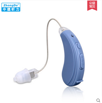 中德ZDB-200OF数字式耳背老人助听器 动铁耳机耳聋无线助听机LP