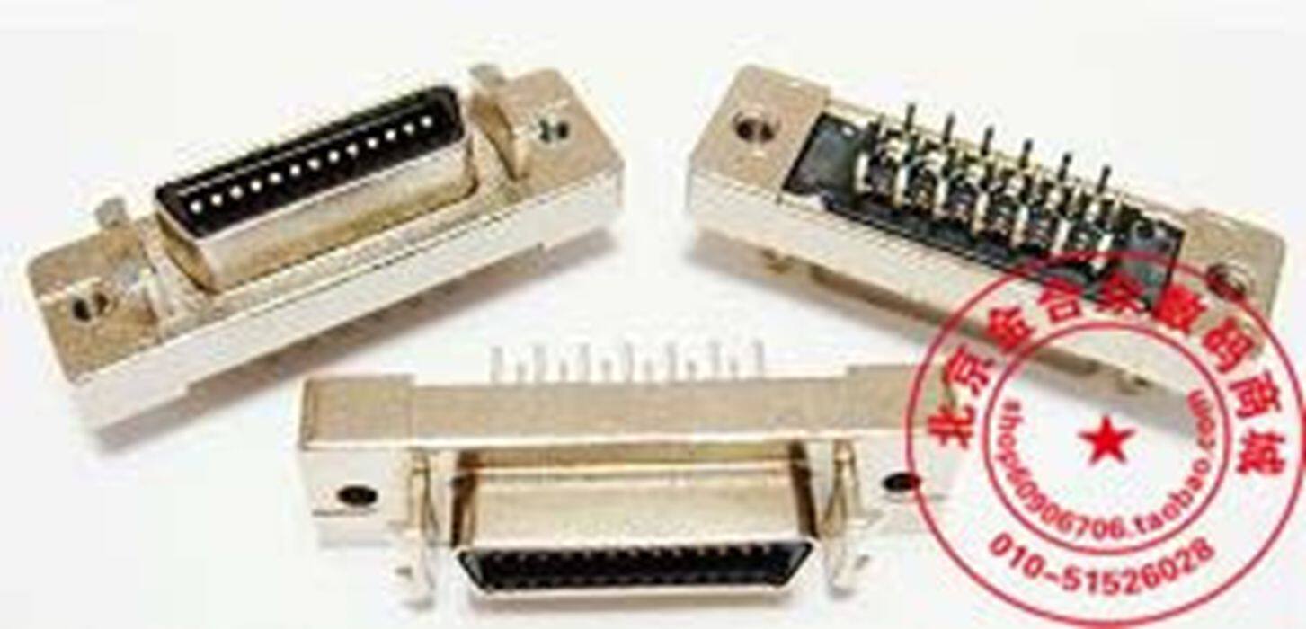 SCSI 26P180 degree plugboard CN type 26 core straight insert holder MCD26FL-180 degree CN26P straight plug
