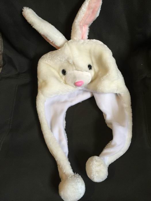 Cute rabbit hat very warm export stock animal hat plush toy children and adults can wear