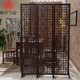 Vách ngăn thời trang phòng khách hiên Trung Quốc phòng ngủ retro di chuyển gấp hai mặt màn hình đơn giản hiện đại lưới gỗ - Màn hình / Cửa sổ mẫu song cửa sổ gỗ đẹp Màn hình / Cửa sổ