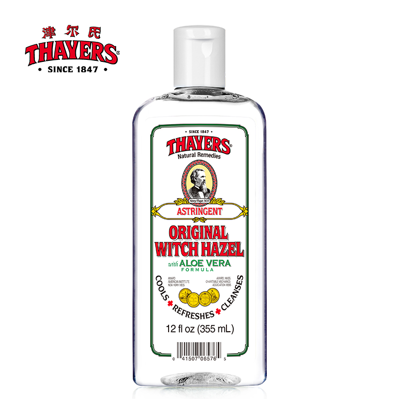 Thayers津尔氏经典活颜金缕梅爽肤水(滋润型)355ml 男女补水保湿