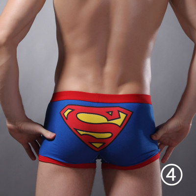 Superman all pure cotton flat cotton - horn fashion - breathable middle - waist shorts