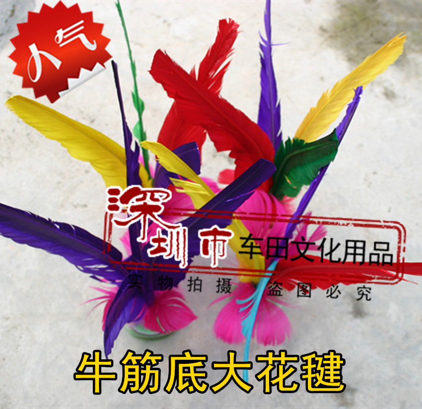 Big shuttlecock Color goose feather shuttlecock Special for beef tendon bottom competition Big flower shuttlecock Shuttlecock ball Kenko Wholesale