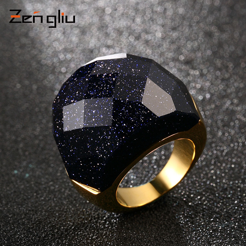 Bague Femme ZENGLIU en Acier au titane - Ref 3087651 Image 1