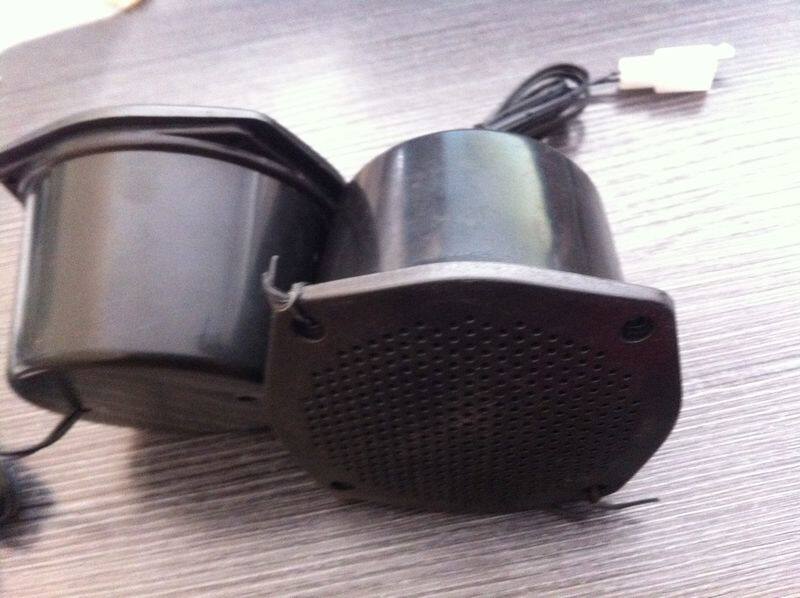 Pair of 3-inch built-in horn 8 au high sensitivity black locomotive sound accessories 10 W with housing