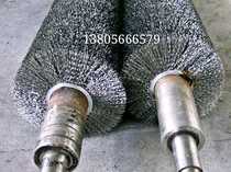 Copper-plated steel wire brush roller woodworking polishing copper wire roller abrasive wire brush roller rust removal brush roller