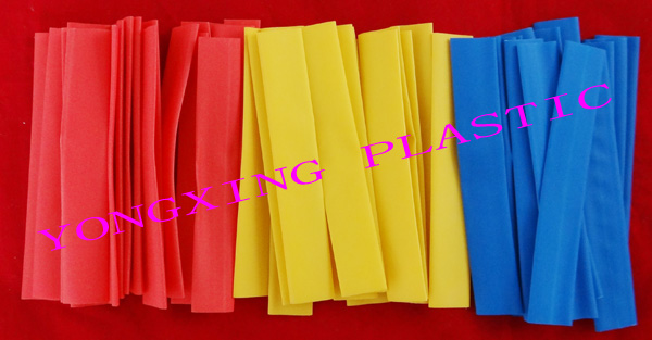 45 strips of heat-shrink tube suit 13MM 10CM 10CM long red blue Yellow each color Each color 15 Shrink Proportions 2: 1