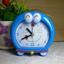 Electronic watch cartoon students mute alarm clock creative personality simple small alarm clock desk clock home decoration swing clock