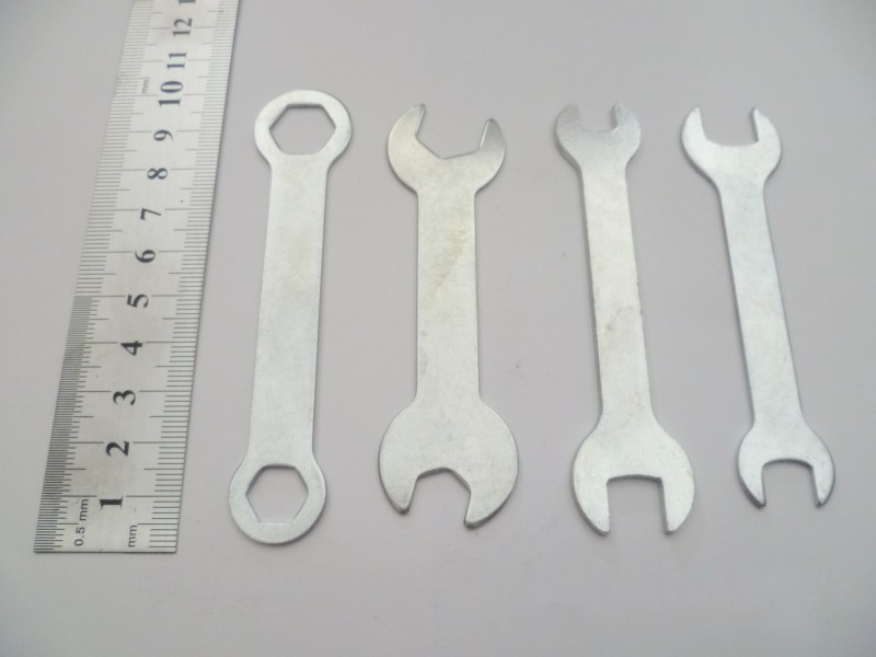 8-10 open-end wrench with machine wrench supporting tools random tool sheet double-headed wrench factory direct sales