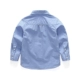 2019 mới xuân hè bé trai cotton kẻ sọc dài tay áo sơ mi bé gái mềm mại - Áo sơ mi áo sơ mi trẻ em Áo sơ mi
