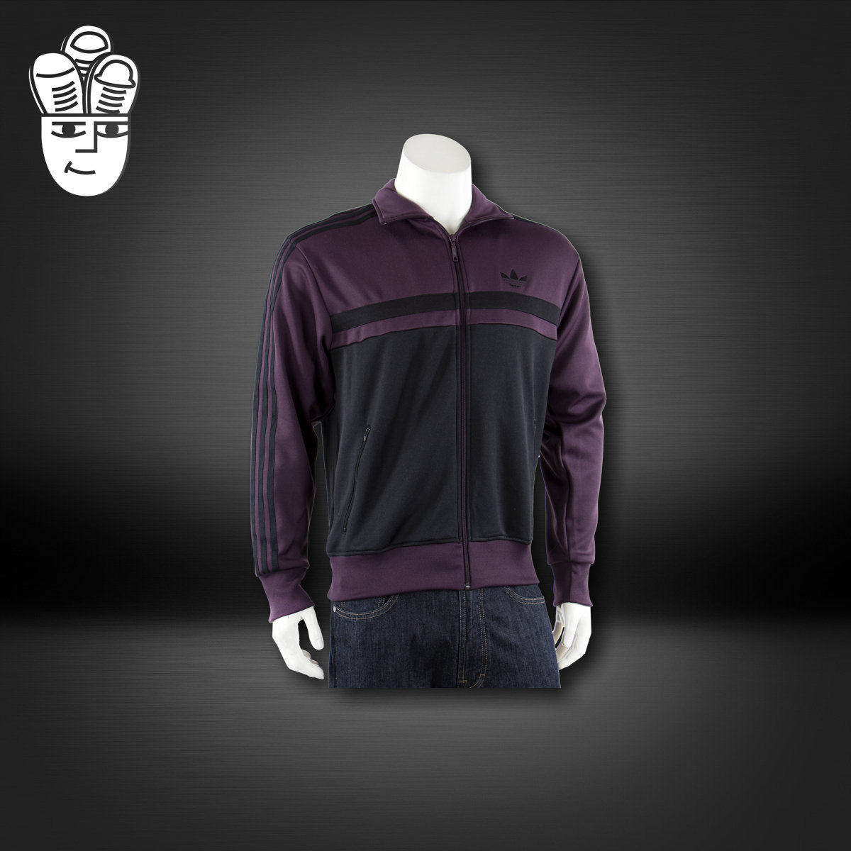 Adidas adi-Icon Track Jacket 三叶草男子运动夹克 长袖外套