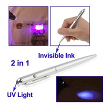 3pc 2 in1 Invisible Ink Magic Security Pen With UV Light