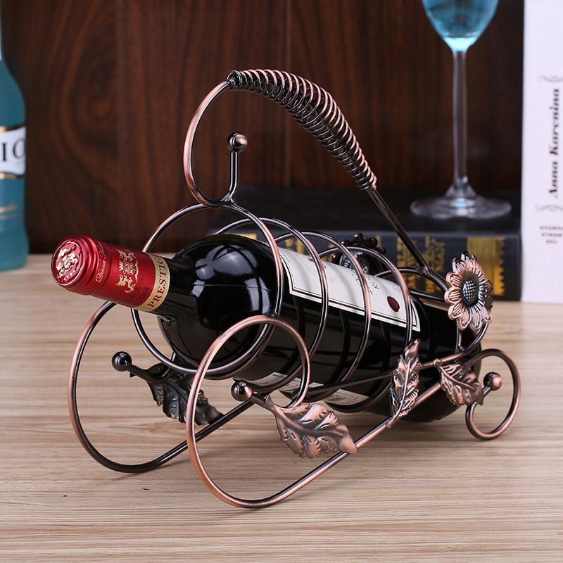 Eurostyle Creative Living Room Wine Cabinet Red Wine Rack Creative Iron Art Pendulum Pieces Wine Rack Wine Rack Wine Rack