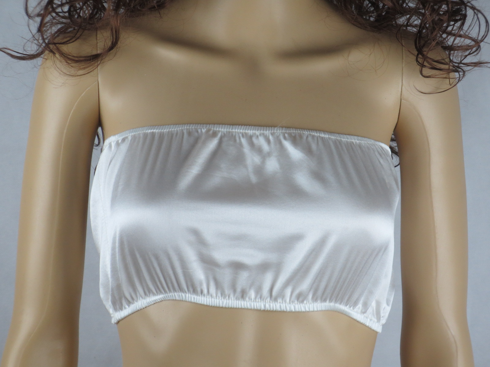 Mulberry silk silk tube top pure color all-match silk wrap breast soft and comfortable - Taobao