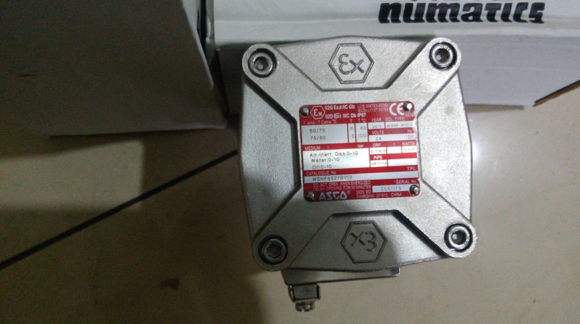 ASCO solenoid valve (new original)WSNF8327B102 spot