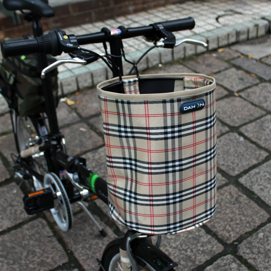 canvas bike basket