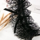 Tuổi trẻ với con đường phụ kiện khiêu dâm chân vòng cung ren đùi hoa phụ kiện garter chân đen và trắng đai đeo chân Nịt Tất