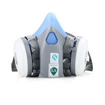 Yile dust mask protective anti-dust silicone lime half mask comfortable face mask 9400KN95