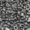 M3M4M5M6 Metal small screw blackened treatment screw with nut diy hardware iron accessories 20 sets