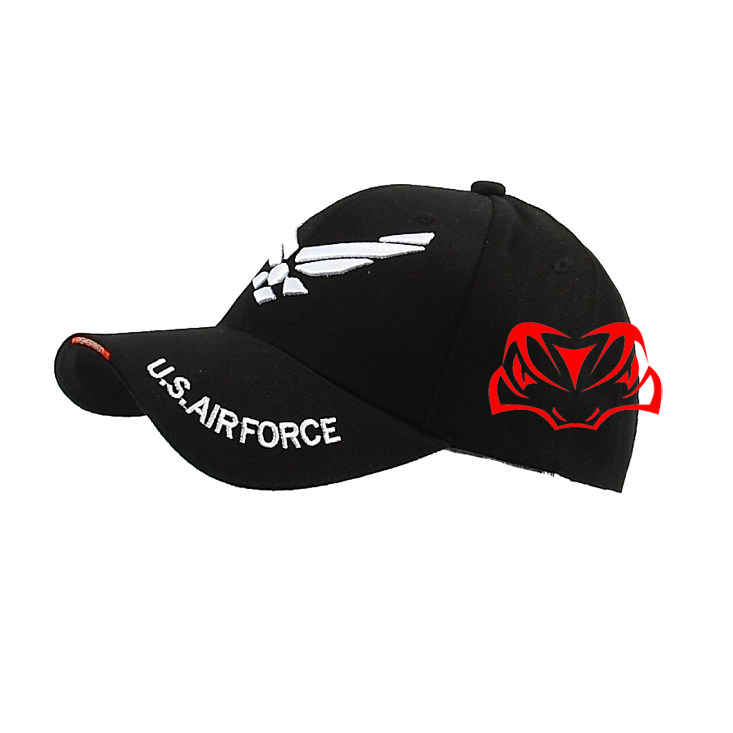 Wd EMBROIDERY AIRFORCE Baseball Cap Tactical Cap Flight Squadron Memorial Army Meme Duck Tongue Breathable Cap