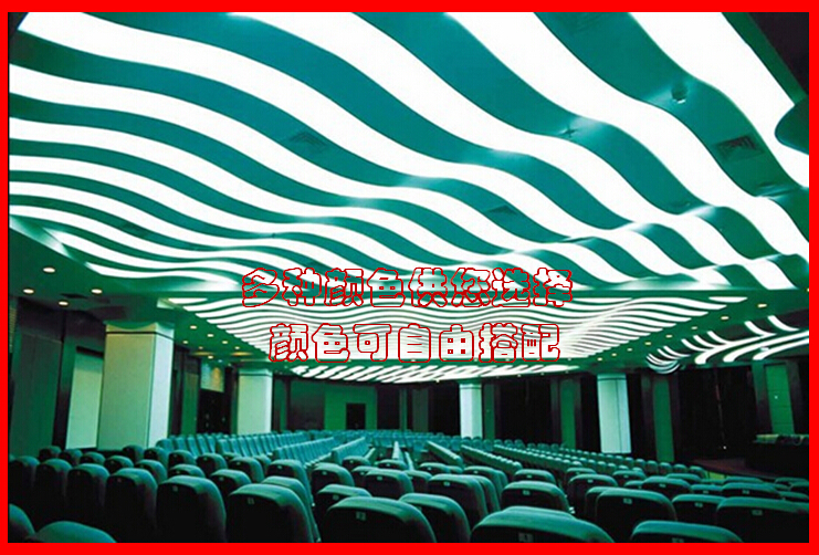 Bathroom soft film ceiling film color film reflective film bathroom wave smallpox installation costs