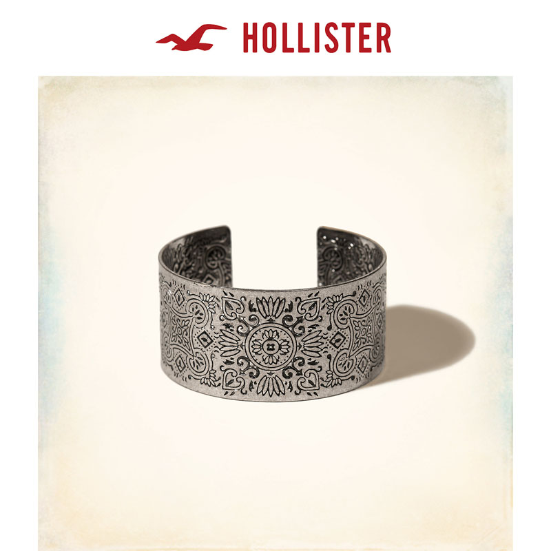Hollister 2016春季新款银色手镯 女 125953