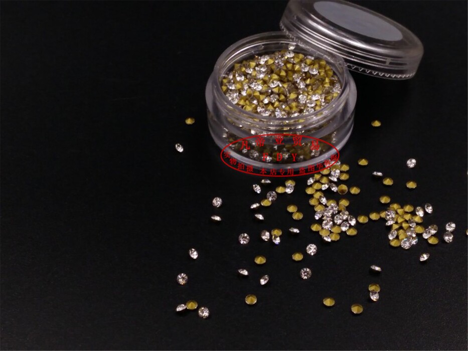 Watch diamond bezel dial rhinestone jewelry drill pointed bottom table drill