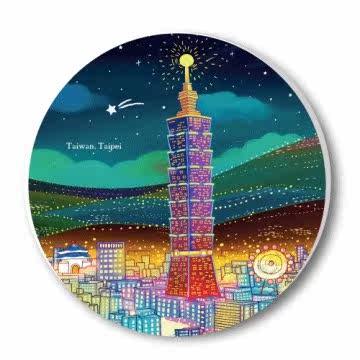 JB Design 神奇陶瓷吸水杯垫_台北夜晚台湾官网直邮进口