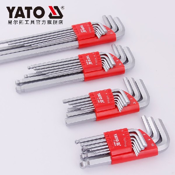Easy to Elbe Tools A class of 9 pieces of inner hexagon wrench suit YT-5878 58822 58823 5877 5877 58821