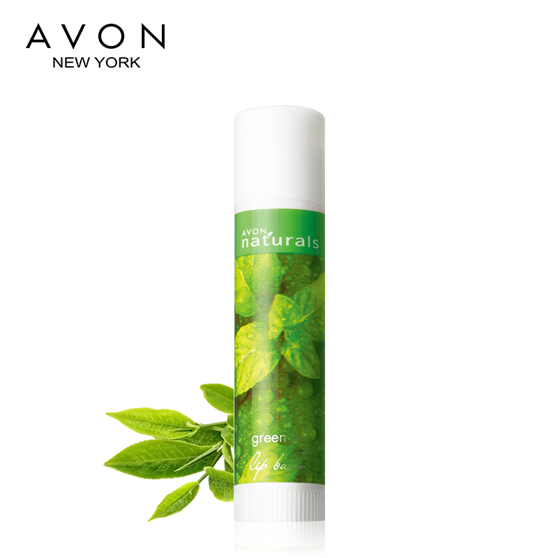 Avon/雅芳植物润唇系列清新绿茶润唇膏 4克