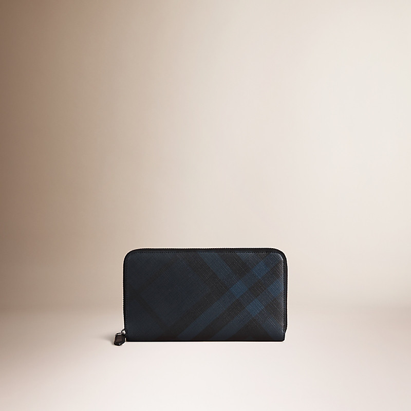 BURBERRY/博柏利烟熏格纹全拉链钱夹 39961931
