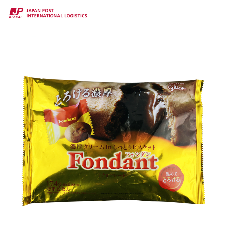 【日本进口】休闲零食格力高Fondant（巧克力酱 抹茶味）夹心饼干