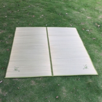Thickened natural straw mat folding student dormitory single double bed Children Baby Summer 1 5 1 8