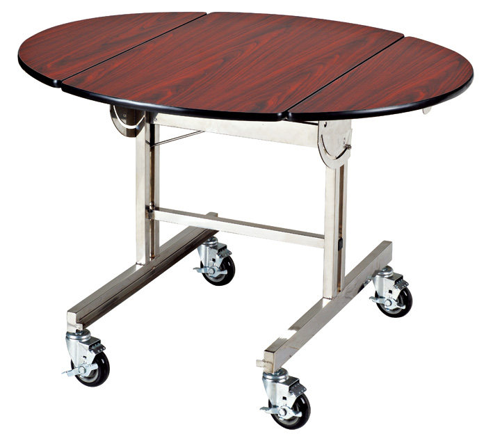 Luxury stainless steel foldable room delivery truck Wood panel electric incubator pusher service car snack cart