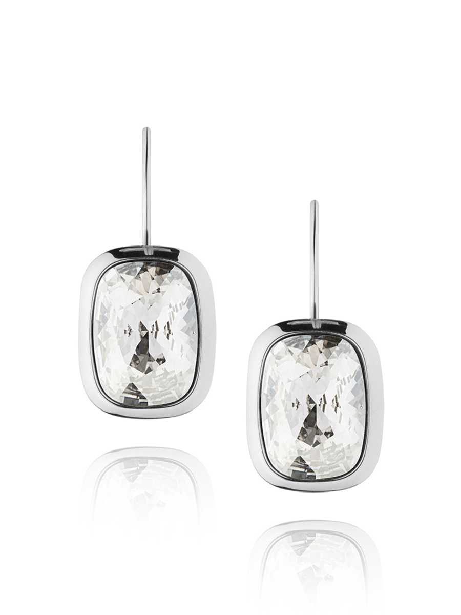 DYRBERG/KERN 银色闪钻繁星系列耳环