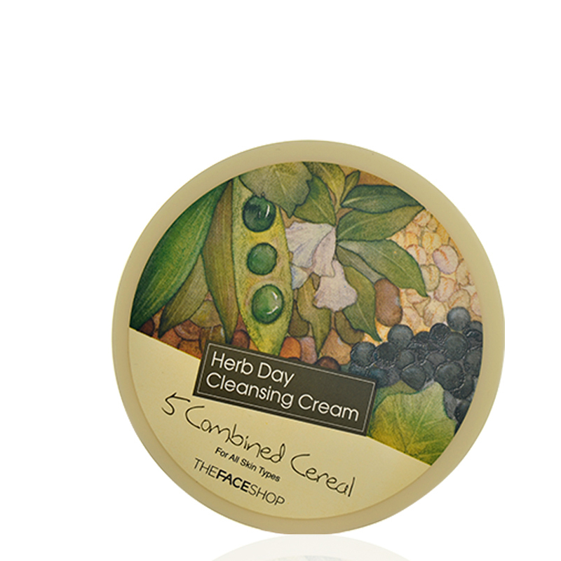The Face Shop/菲诗小铺 草本丰润五谷卸妆霜150ml 温和清洁 包邮