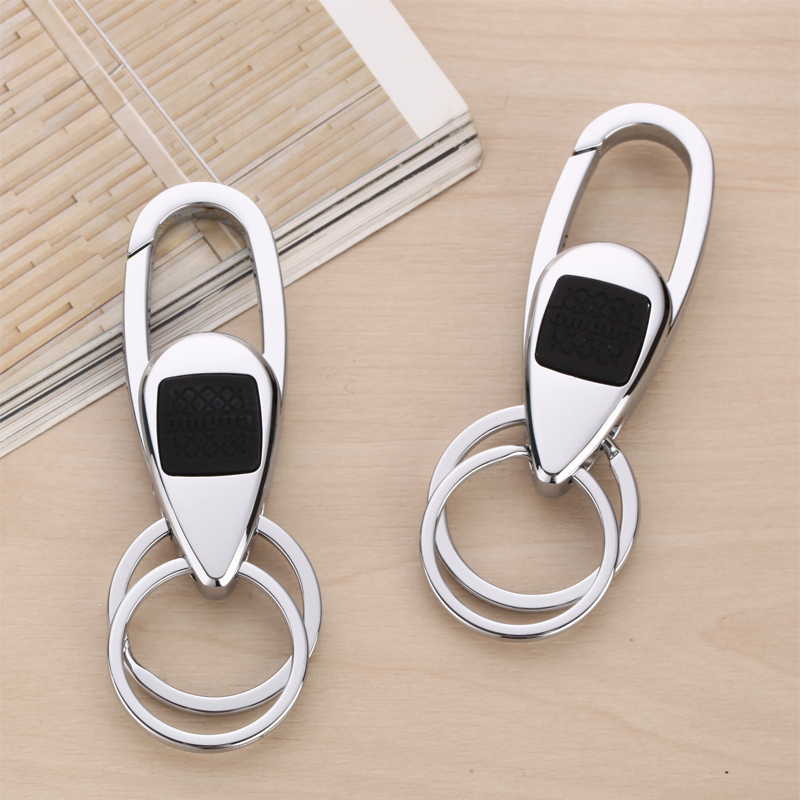 Personality O Meida Metal Minimalist Key Clasp Waist Hanging Keychain Pendant Creative Gift Male Lady Birthday