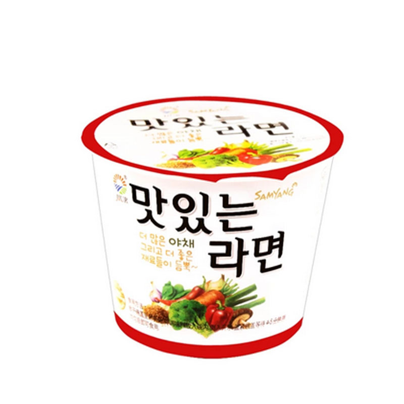 【天猫超市】韩国进口 九日牌 JIUR 蔬菜面碗装方便面  112g/碗